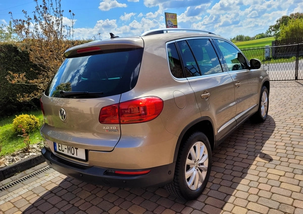 Volkswagen Tiguan cena 59800 przebieg: 140000, rok produkcji 2013 z Drezdenko małe 704
